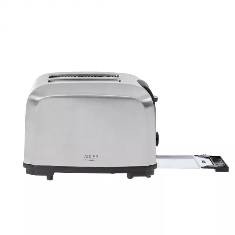 Tostapane Adler AD 3222 2 fette 1000 W argento