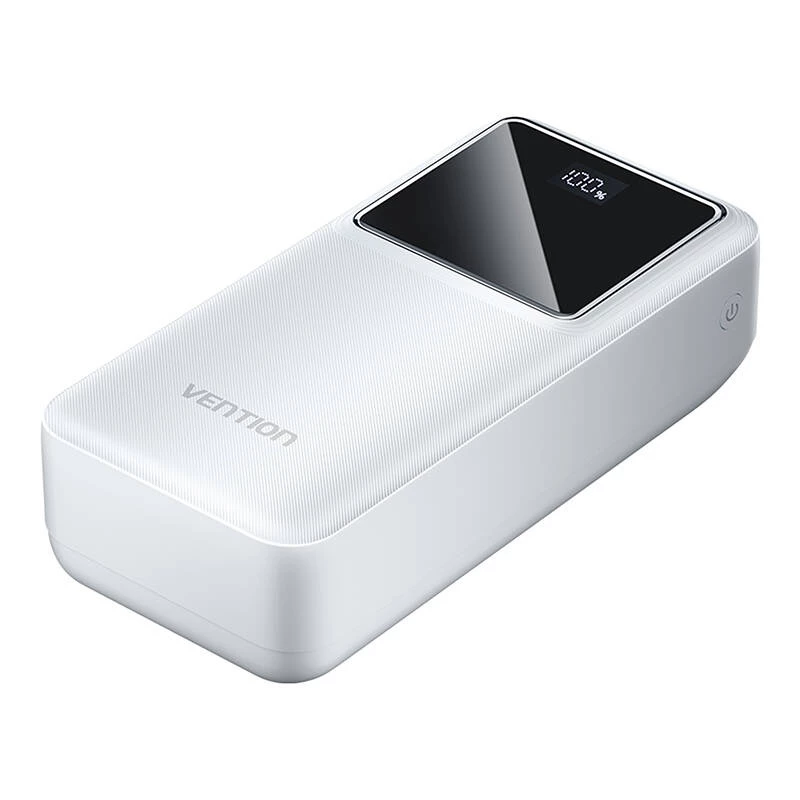 Powerbank Vention FHMW0 30000 mAh, 22,5 W, bianco