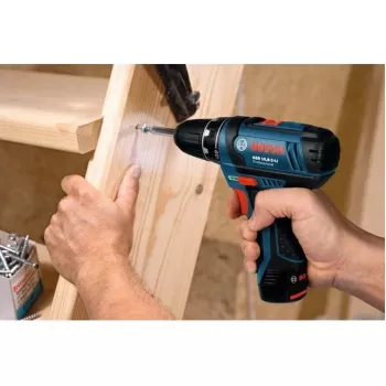 Bosch GSR 10,8-2-LI Professional senza chiave nero, blu, rosso