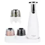 Set macina sale e pepe Adler AD 4449W acciaio bianco, macinino in ceramica, 150 ml, ricaricabile USB-C
