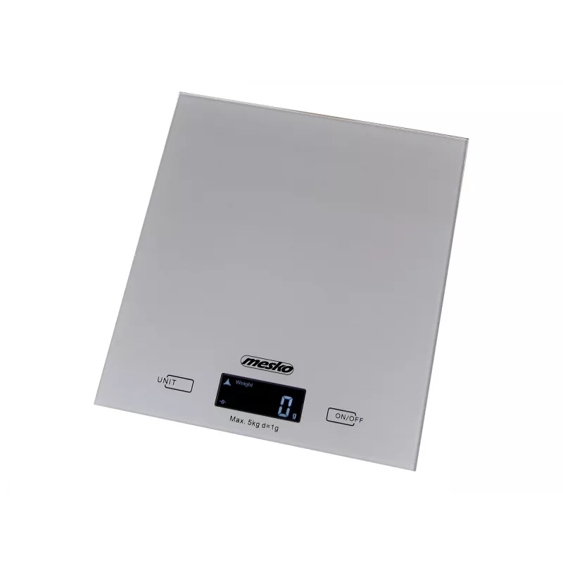 Mesko | Bilancia da cucina | MS 3145 | Portata massima 5 kg | Divisione 1 g | Tipo di display LCD | Argento