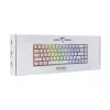 Tastiera White Shark RONIN bianca USB QWERTY 68 tasti LED