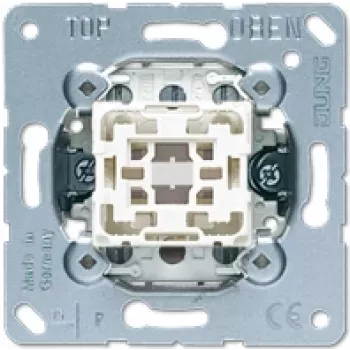 Interruttore a leva Jung 531-41U, comando a bilanciere, alluminio, 250 V, 10 A