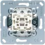 Interruttore a leva Jung 531-41U, comando a bilanciere, alluminio, 250 V, 10 A