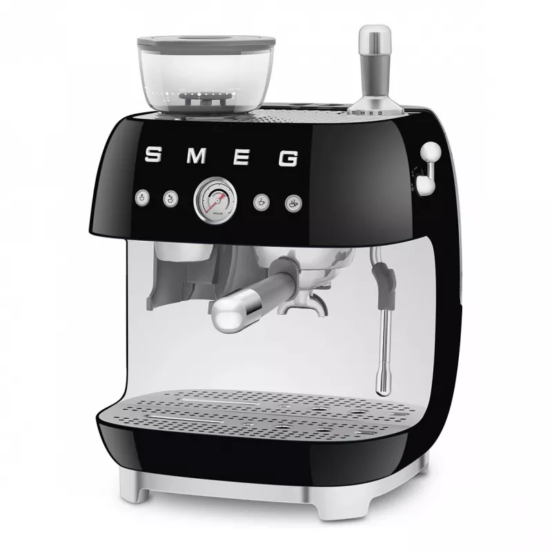 SMEG EGF03BLEU macchina per espresso. macchina per caffè 50s Style. nero