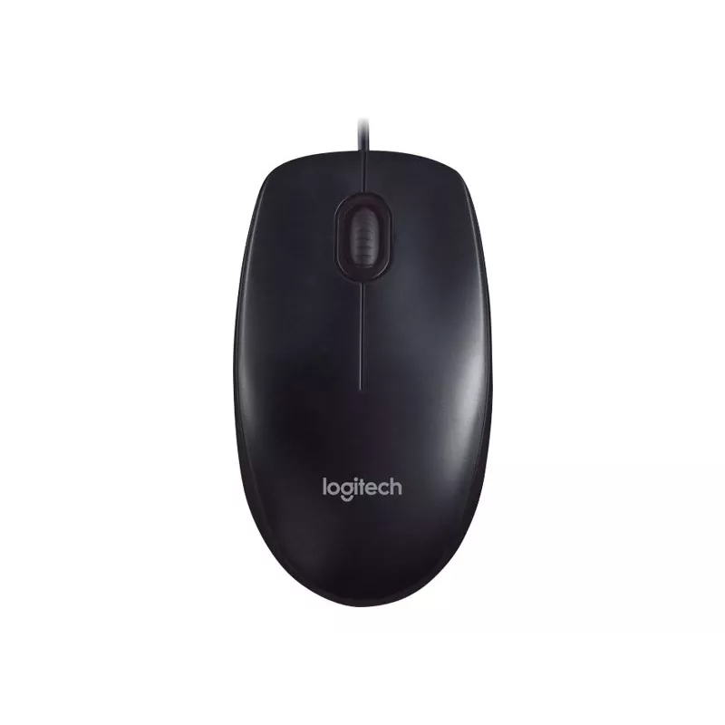 Logitech M90 mouse da ufficio ottico con filo — 1000 DPI, ambidestro, USB Type-A, nero
