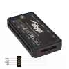 Akyga AK-CA-73 controller per ventole RGB con telecomando, 12 connessioni (10 ventole + 2 strisce LED), alimentazione Molex
