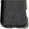 Mujjo Full Leather Case MagSafe custodia per iPhone 17 nero