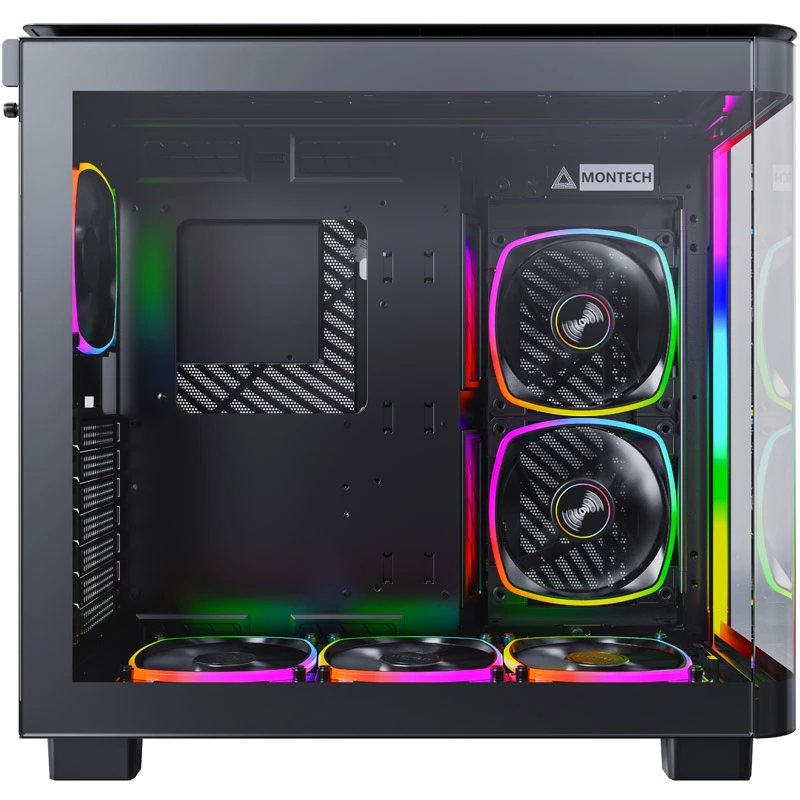 Montech KING 95 PRO Midi-Tower, vetro temperato, ARGB - nero