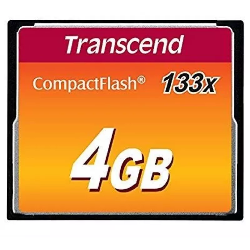 Memoria flash Transcend 4GB CompactFlash 133x TS4GCF133