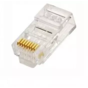 Connettori maschi RJ45 extra digital LYUS005 set da 100, per cavi Ethernet, compatibili con Cat5e/Cat6