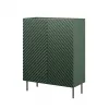 Scaffale Cama Meble ONDA ONDA 98×45×127 cm verde, armadio da parete a pavimento