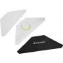 Piastre angolari Omnitronic 32000032 per supporto DJ mobile con borsa da trasporto