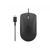 Mouse ottico con filo Lenovo GY51D20875 USB Type-C, ambidestro, 2400 DPI, 4 tasti, nero