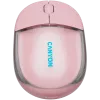 Mouse CANYON OnClick 24 BT/ wireless trasparente/rosa