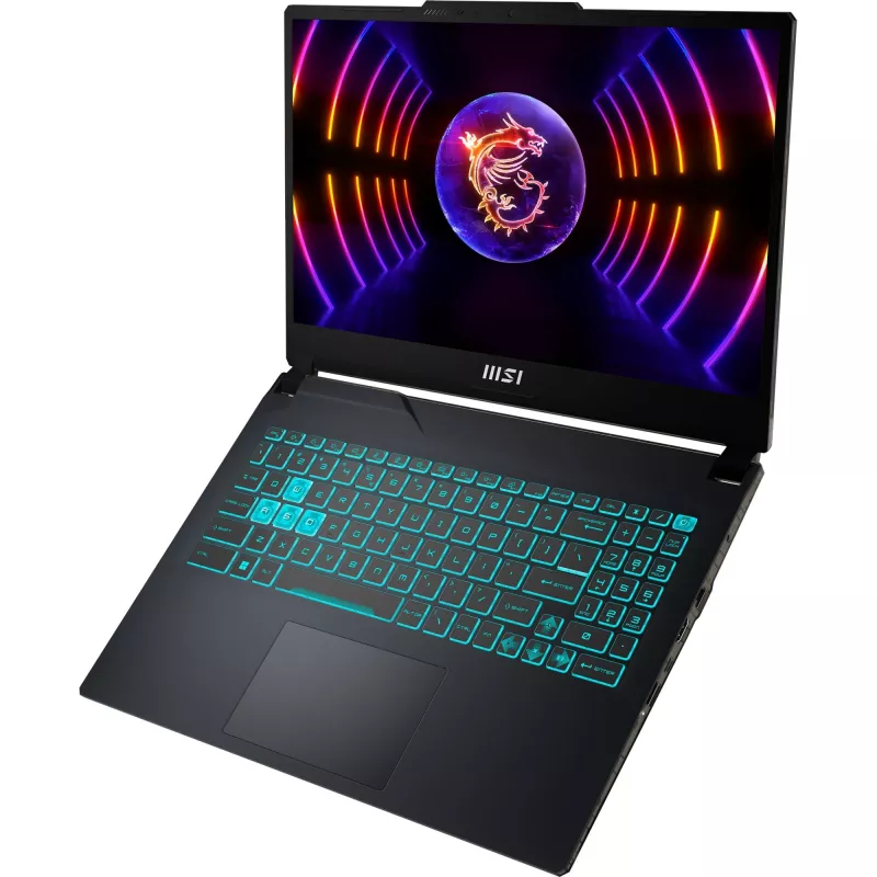 MSI Cyborg 15 A13VE-1005 notebook gaming, 15,6 pollici FHD 144Hz, Intel Core i5-13420H, 16GB DDR5, 512GB SSD, NVIDIA GeForce RTX 4050, FreeDOS, nero