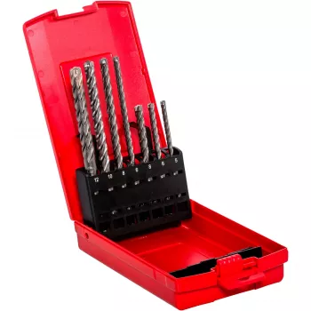 Set punte per martello Quattric II Set, SDS plus (5 pezzi, Ø 5-12mm)