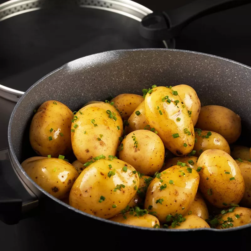 Set pentole Russell Hobbs RH01840EU7 – 4 pezzi impilabili, marmorizzato metallico