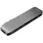LOGILINK UA0302 LOGILINK - Hub multifunzione USB-C 7-in-1 con PD, alluminio, 100W