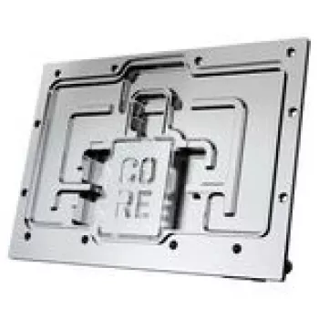 Waterblock GPU Alphacool Core RX 9070 XT Taichi con backplate, trasparente/cromo