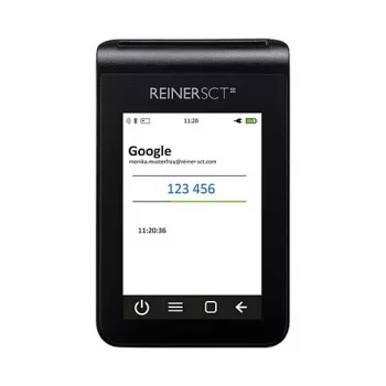 Lettore di carte ReinerSCT tanJack deluxe nero TFT, modello 2708200-000, peso 220 kg