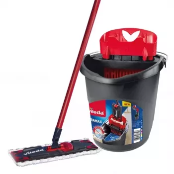 Set completo Vileda Ultramax mop e secchio, grigio