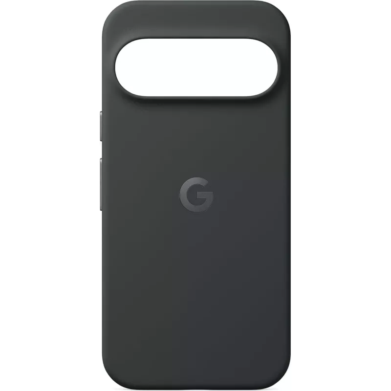 Custodia per cellulare Google Pixelsnap per Pixel 10 / Pixel 10 Pro, 6,3 pollici (16 cm), silicone/microfibra/PC, nero