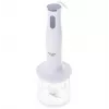 Adler AD 4620 set frullatore a immersione, 800 W, 2 velocità, tritatutto da 450 ml, bicchiere da 750 ml, frusta, bianco