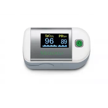 Pulsossimetro Medisana PM 100 Connect, grigio/bianco