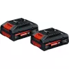 Pacco batteria Bosch Professional Expert EXBA18V-40 — 2 pezzi, 18V litio-ione, AMPShare Alliance