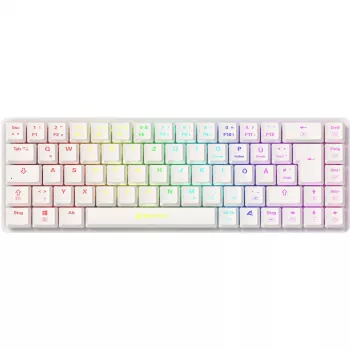 Sharkoon PureWriter W65 Tastiera gaming RF wireless QWERTZ tedesco nero