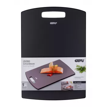 GEFU Levoro tagliere da cucina rettangolare plastica grigio