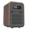 Denver DAB-48Grigio radio digitale personale grigio, legno