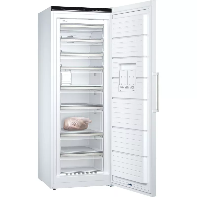 Congelatore Siemens iQ500 GS58NAWCV verticale a libera installazione 366 L bianco