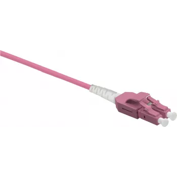 Cavo di rete Helos cavo patch in fibra ottica Uniboot LC/LC duplex 50/125µm OM4 7,50m nero