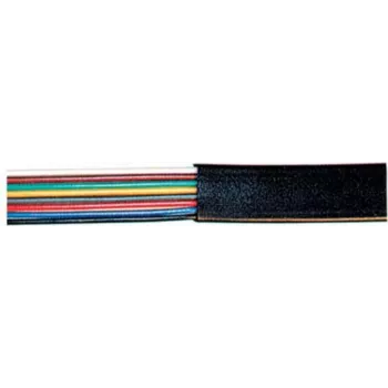 Cavo piatto ShiverPeaks a 8 conduttori 100 m nero TC 76109