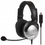 Koss SB45 Headset USB con filo ad archetto per ufficio/call center Nero, Argento