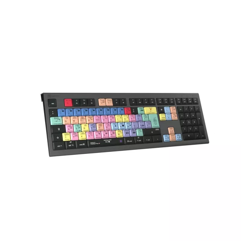 Logickeyboard Adobe Premiere Pro CC Astra 2 tastiera universale USB QWERTZ tedesco grigio