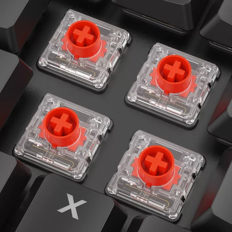Sharkoon PureWriter W65 Tastiera gaming RF wireless QWERTZ tedesco nero