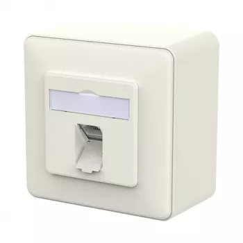 METZ CONNECT 130D370002-I E-DAT C6A IDC AP bianco puro (130D370002-I)