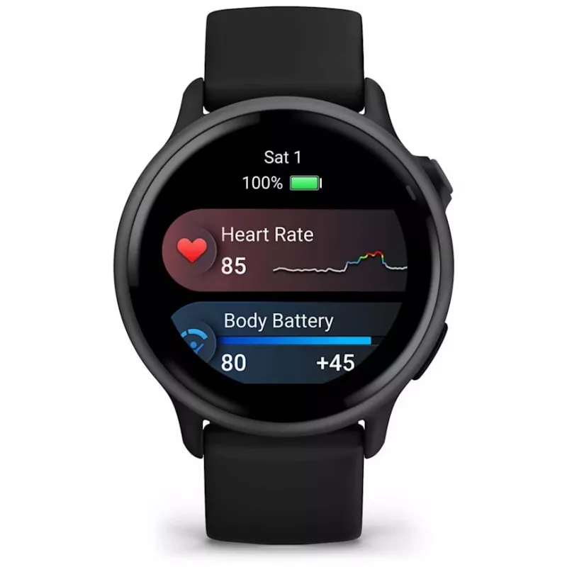 Garmin vívoactive 6 3,05 cm (1,2) AMOLED 42 mm digitale 390 x 390 pixel touchscreen nero Wi-Fi GPS (satellitare)