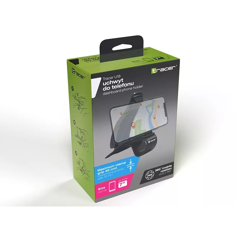 Supporto auto per cellulare Tracer U18