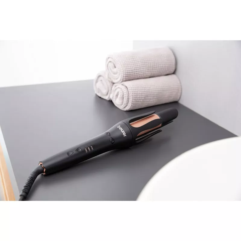 Arricciacapelli Beurer HT 75 — cilindro da 25 mm rivestito in ceramica, nero/rame