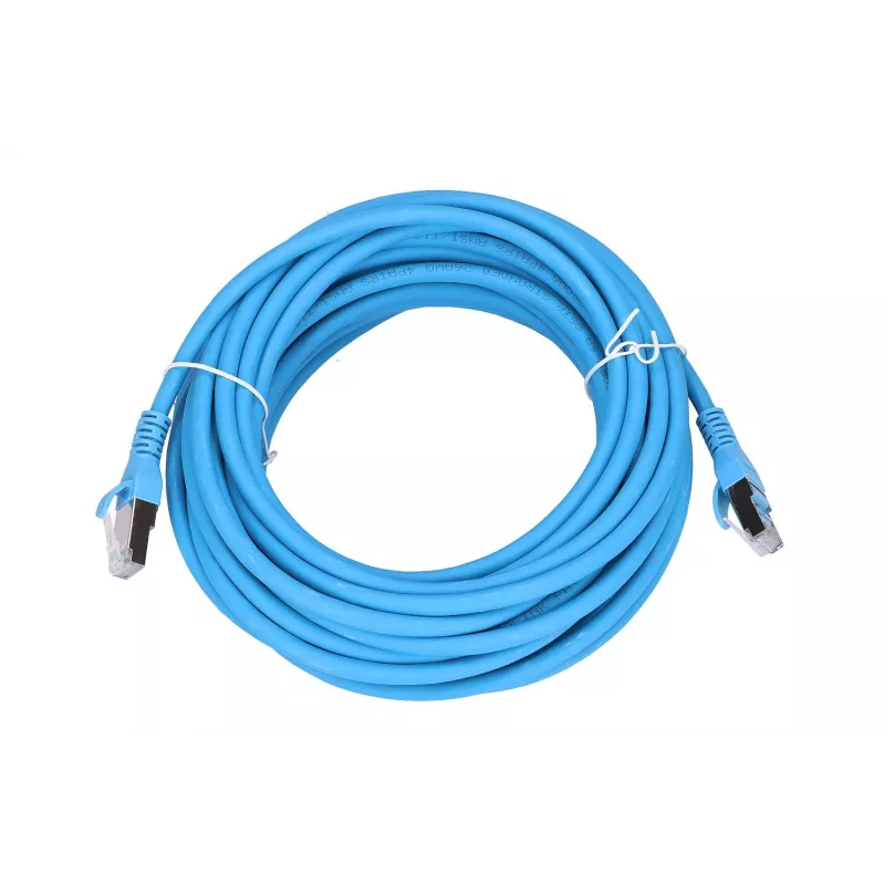 Extralink cavo patch Cat.6A S/FTP 10m, cavo di rete in rame, 10Gbit/s