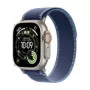 Smartwatch Apple Watch Ultra 3 GPS + Cellular 49 mm titanio naturale con Blue Bright Trail Loop