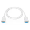 Assmann cavo di collegamento zero-modem. D-Sub9 F/F. 1,8 m. custodia a scatto. beige (AK-610100-018-E)