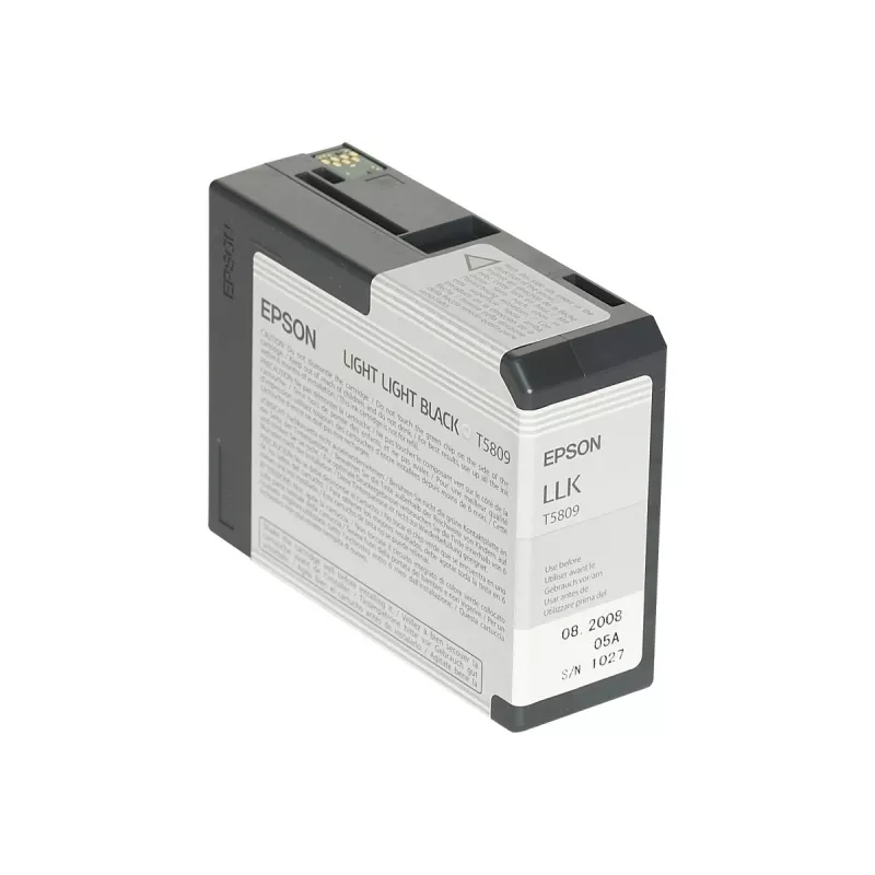 Epson Singlepack Light Light Black T580900, nero chiaro chiaro, inchiostro pigmentato, 80 ml, 1 pezzo