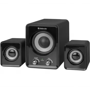 Altoparlanti DEFENDER Z4 2.1 con filo, 11 W RMS, nero, alimentazione USB 5V, uscita cuffie 3,5 mm