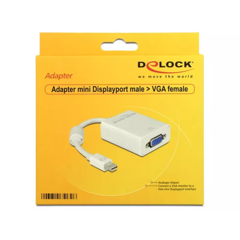 Adattatore mini DisplayPort VGA DeLOCK 65130