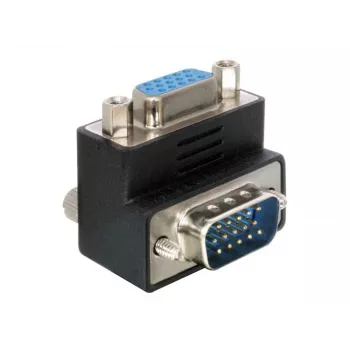 Adattatore Delock VGA maschio/femmina 90° angolare (65171)